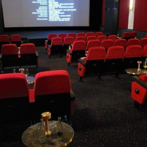 Kinosaal nach dem Film